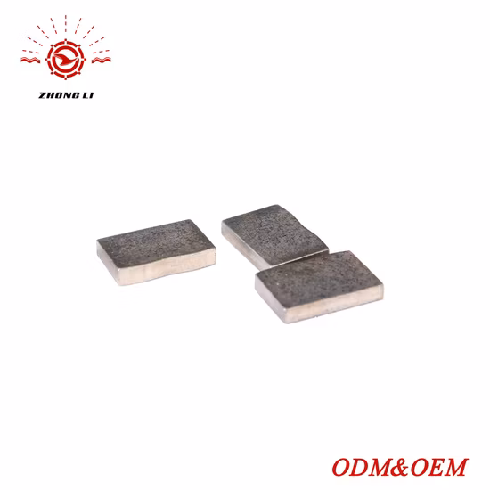 Single Blade Good Quality Diamond Segment Cutting Granite Sandstone Marble